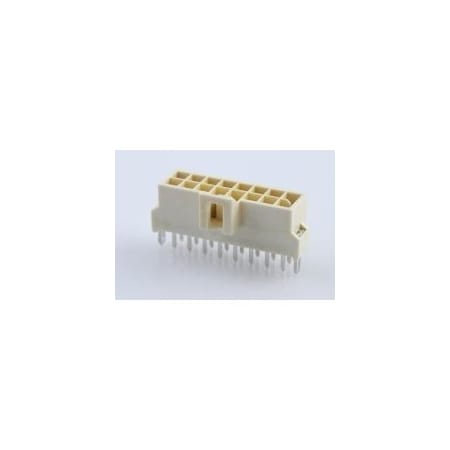 Molex NANOFIT HDR VT DLR FRK 16CKT 15AU NAT 105312-2216